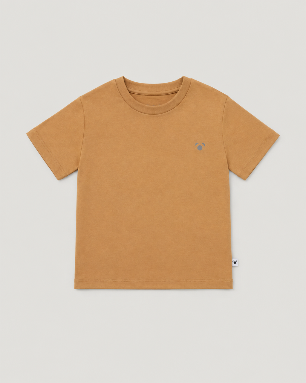 Kids Bamboo T-shirt - Caramel
