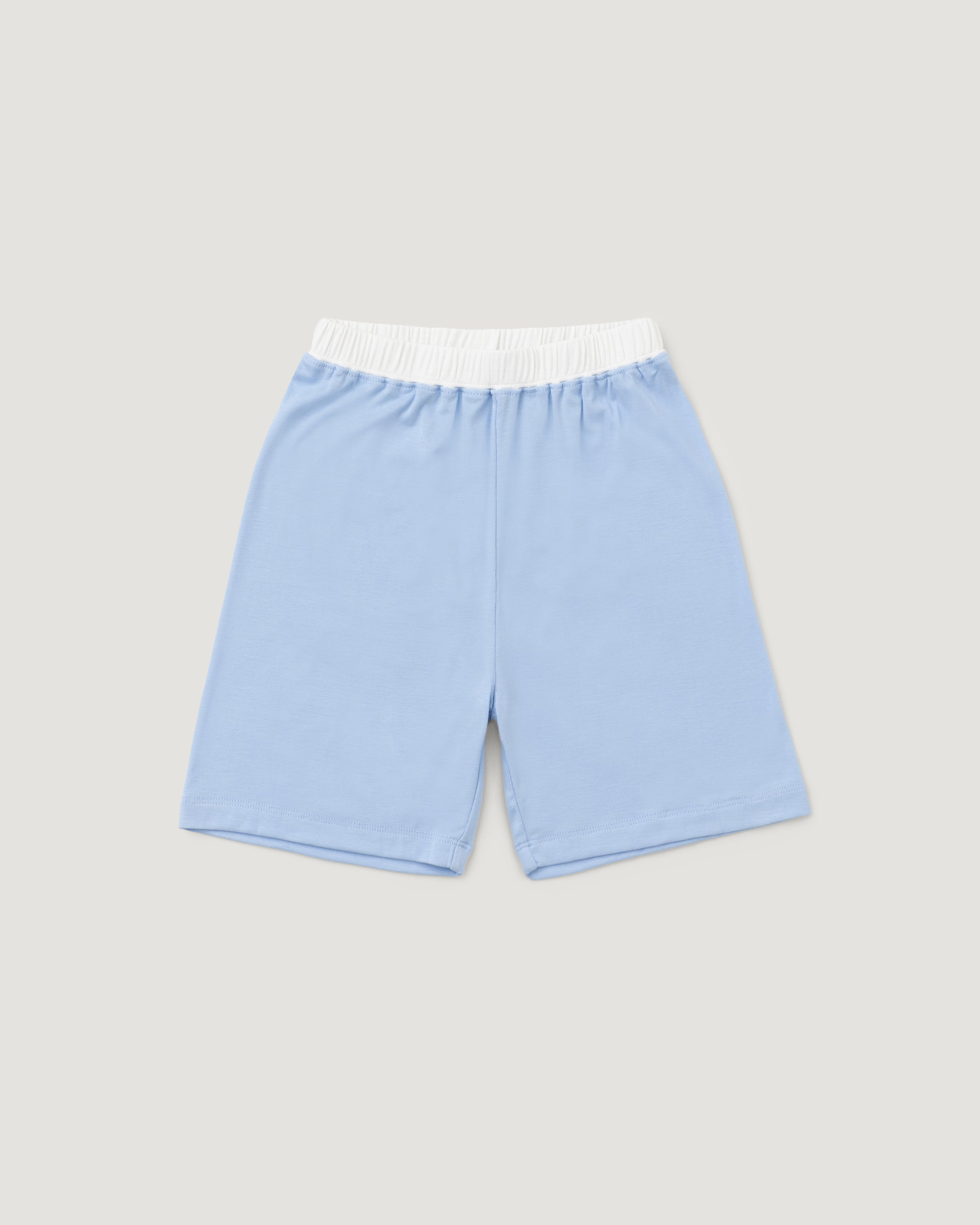 Kids' Bamboo Short Pyjama Set | Cornflower Blue