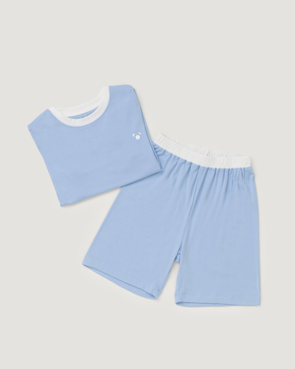Kids' Bamboo Short Pyjama Set | Cornflower Blue