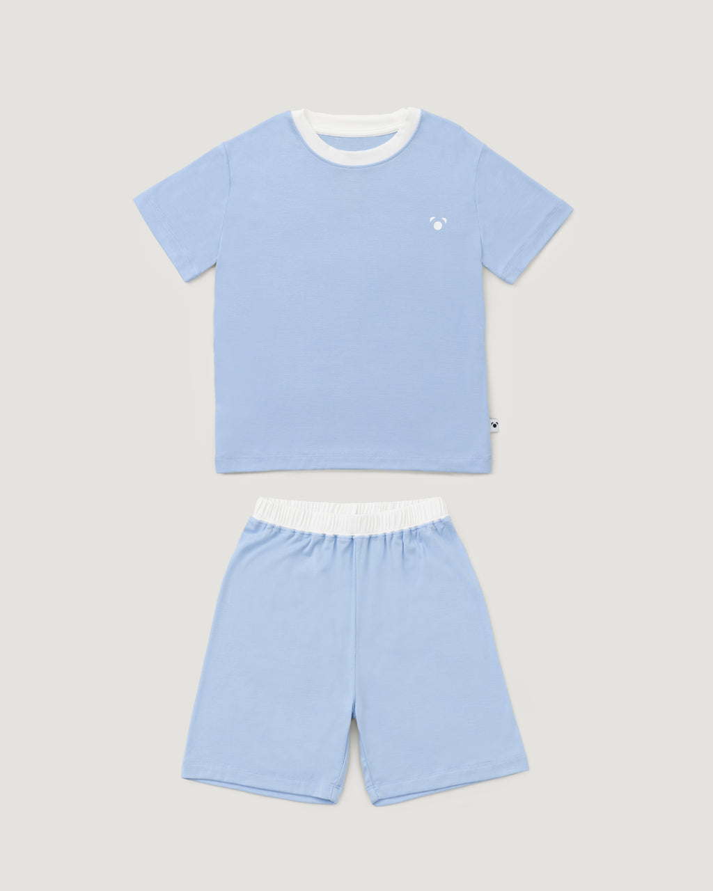Kids' Bamboo Short Pyjama Set | Cornflower Blue