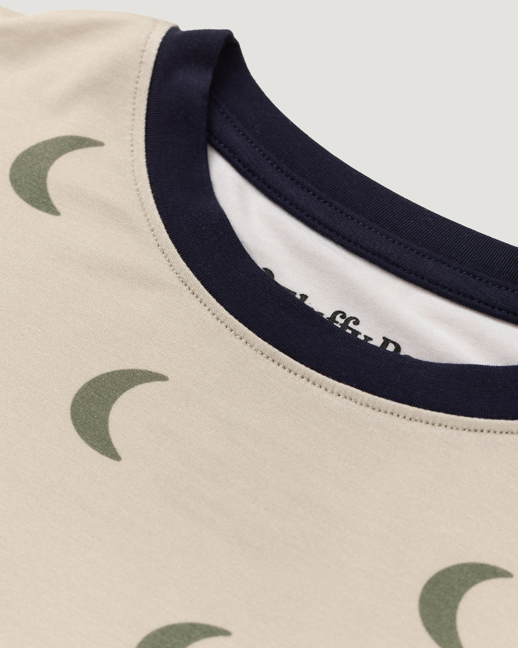Kids' Short Bamboo Pyjamas | Moon Print