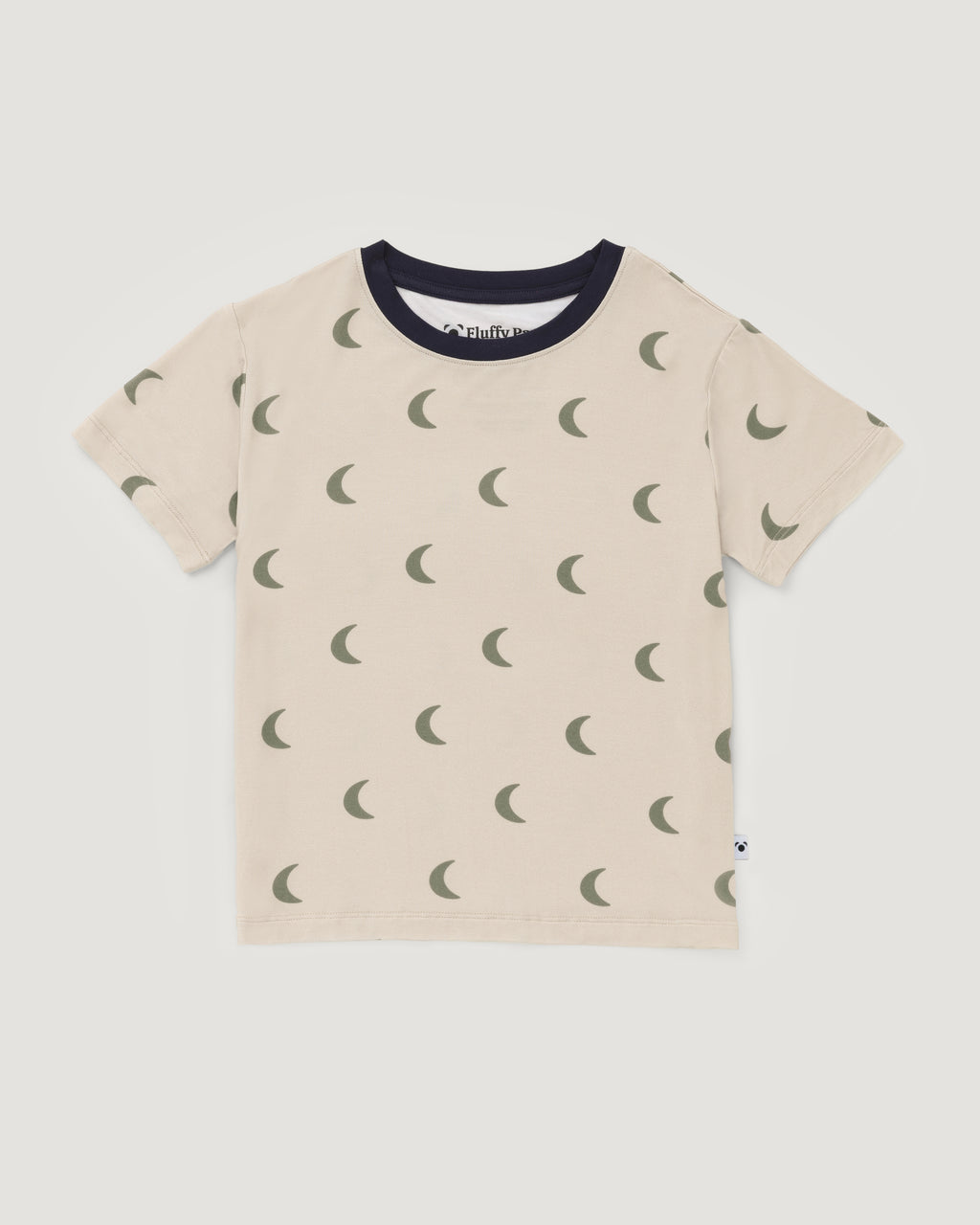 Kids' Short Bamboo Pyjamas | Moon Print