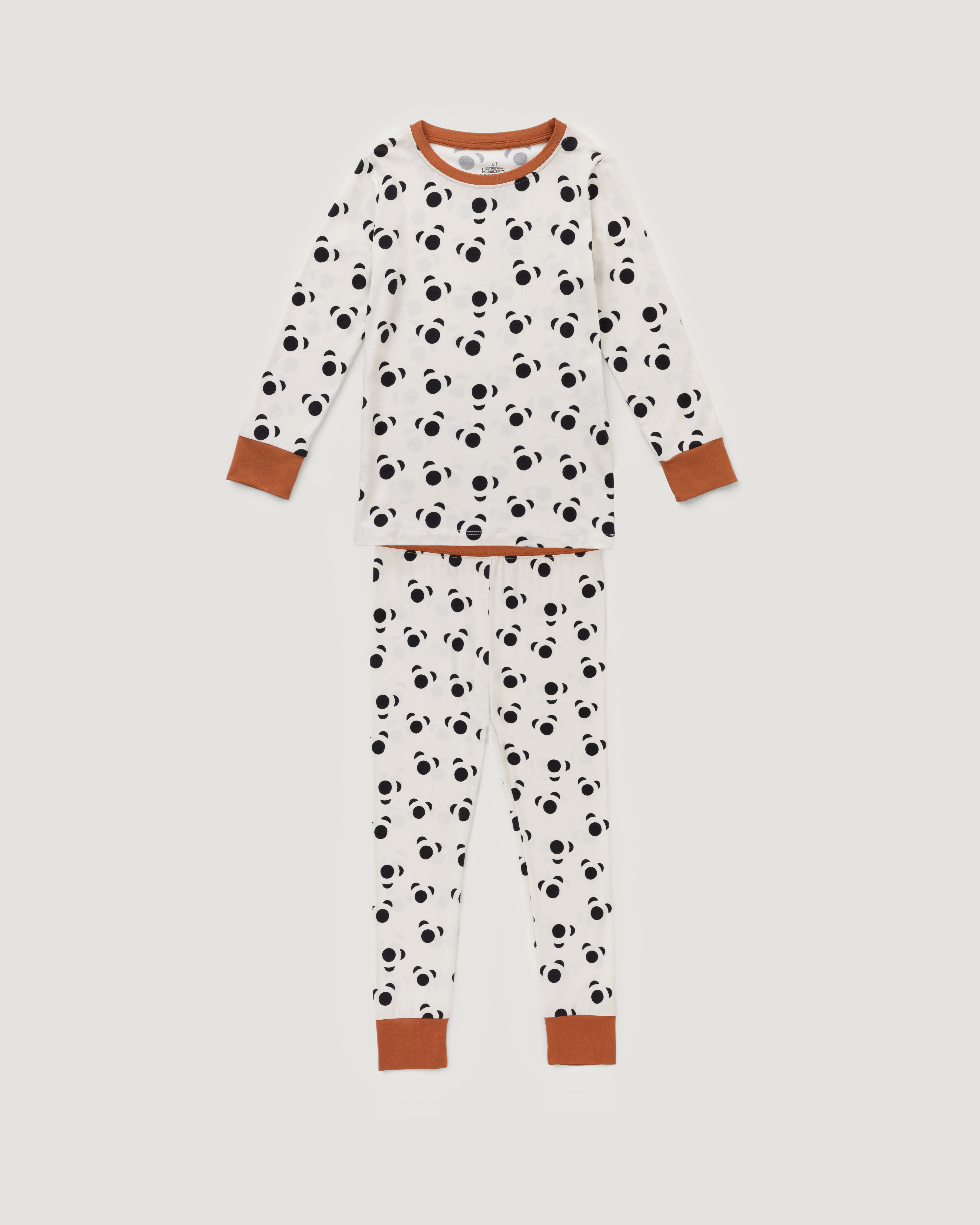 Kids' Bamboo Pyjamas | Fluffy Panda Signature Print