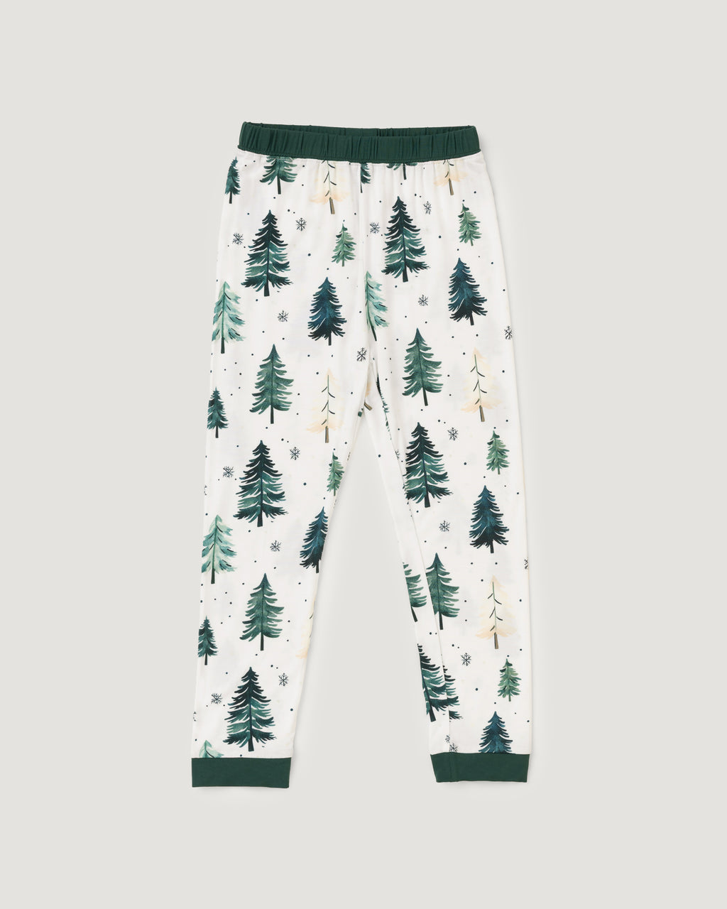 Kids Bamboo Pyjamas | Winter Pine Print