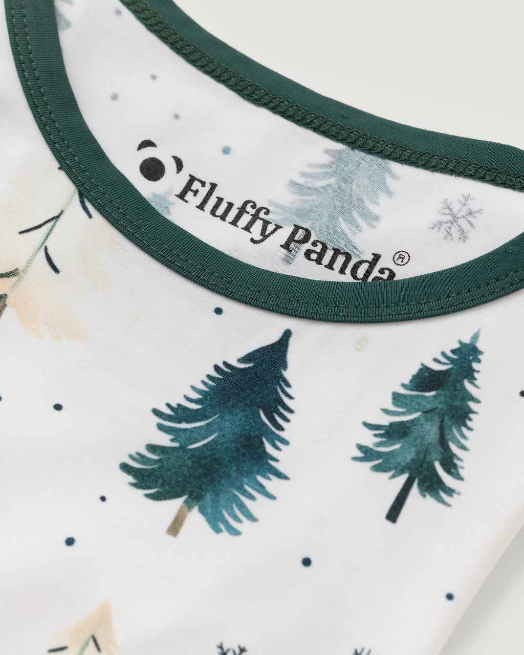 Kids Bamboo Pyjamas | Winter Pine Print
