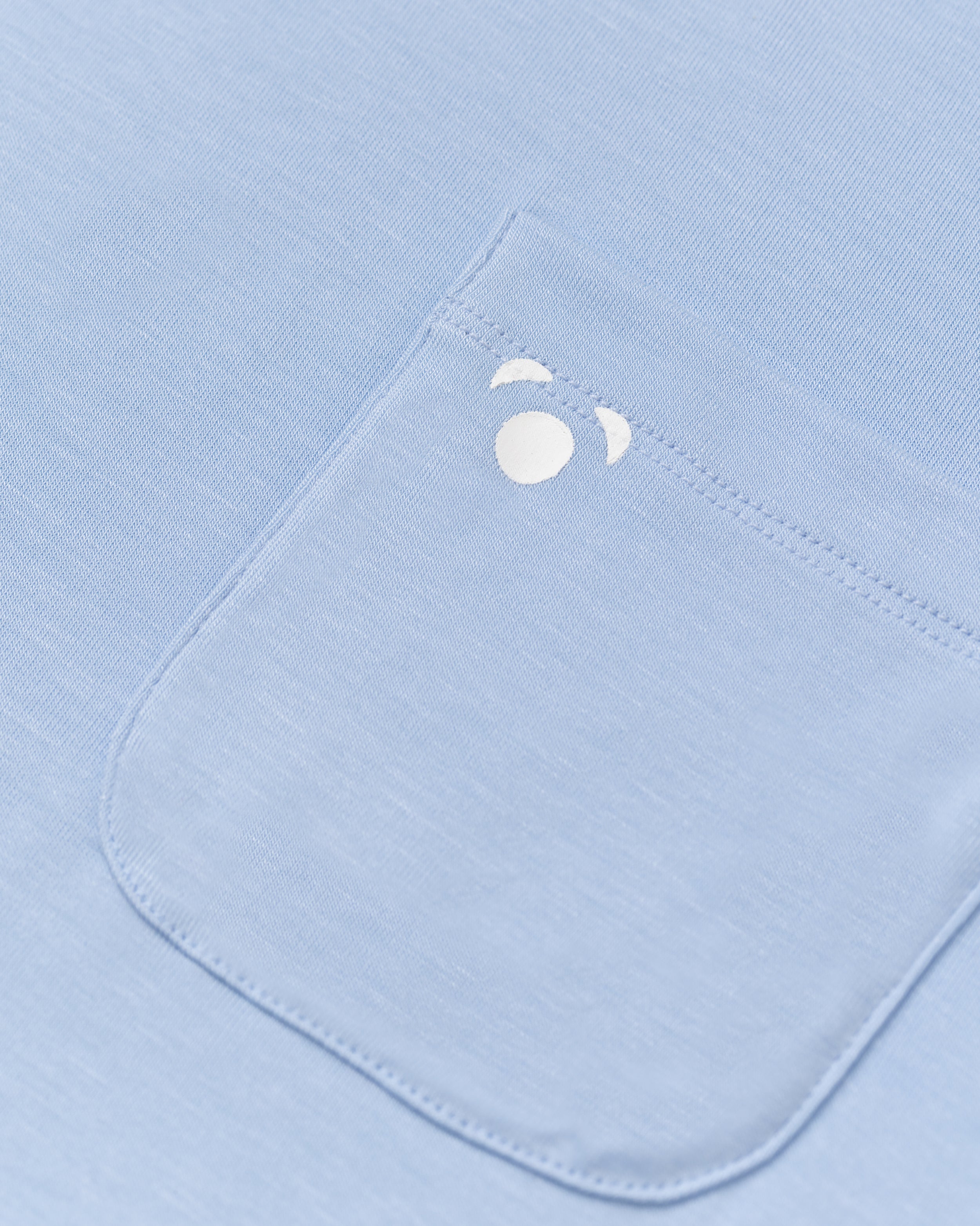 Women's Short Bamboo Pyjama Set | Cornflower | Fluffy Panda
