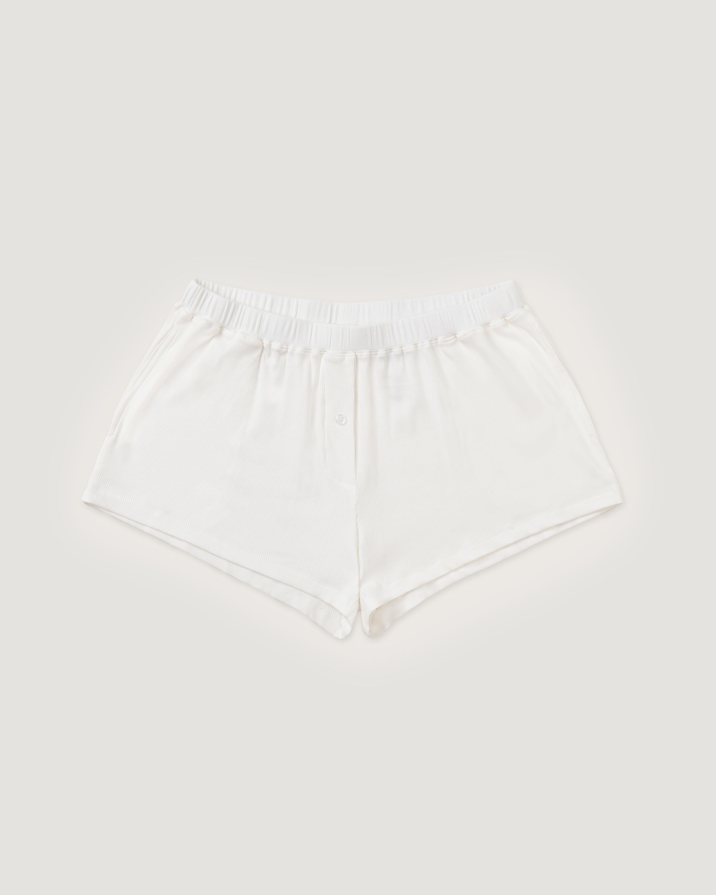 Women's Short Bamboo Pyjama Set | Cornflower | Fluffy Panda