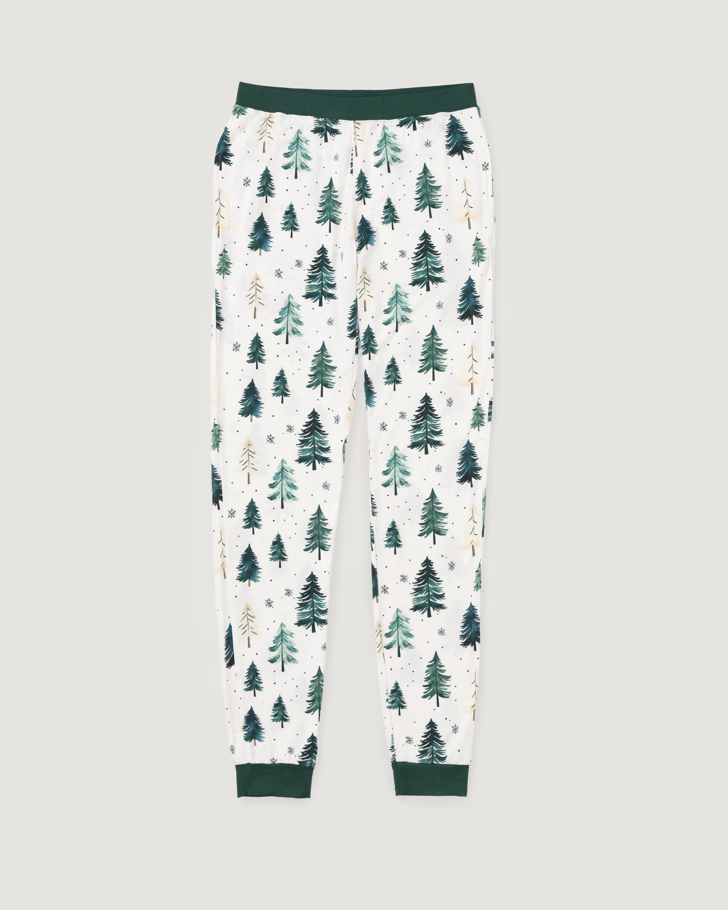 Women's Bamboo Pyjama Set | Winter Pine Print