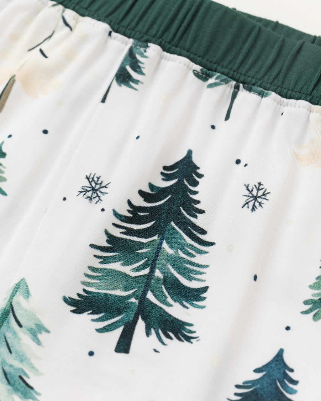 Kids Bamboo Pyjamas | Winter Pine Print