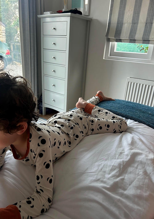 Kids' Bamboo Pyjamas | Fluffy Panda Signature Print