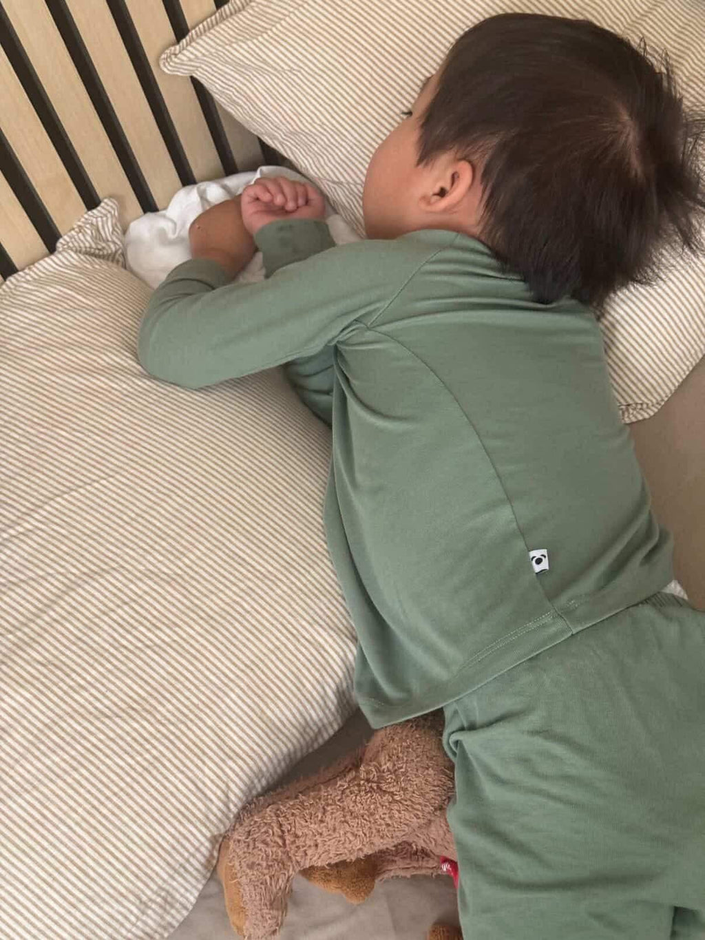 Kid's Bamboo Pyjamas | Sage Green